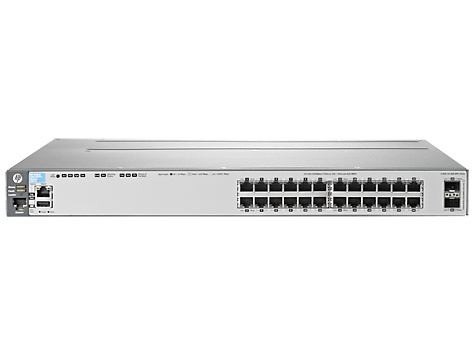 Switch HPE Gigabit Ethernet ProCurve 3800-24G-2SFP+, 10/100/1000Mbps, 88 Gbit/s, 24 Puertos - Administrable