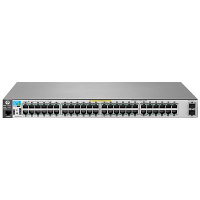 Switch HPE Gigabit Ethernet 2530-48G-PoE+-2SFP+, 48 Puertos 10/100/1000Mbps + 2 Puertos SFP+, 136 Gbit/s, 16.000 Entradas - Administrable