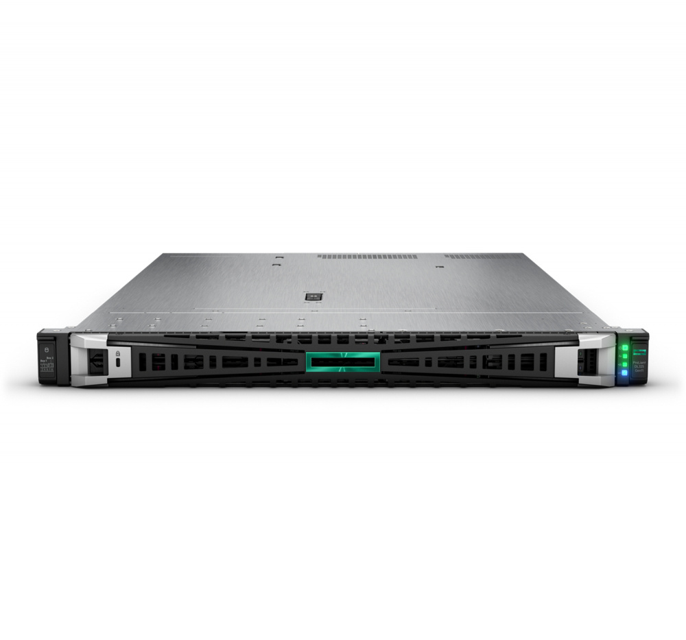 Servidor HPE ProLiant DL325 Gen11, AMD Epyc 9124 3GHz, 32GB DDR5, máx. 76.8TB, 2.5", SATA, Rack (1U) - no Sistema Operativo Instalado