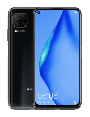 Huawei P40 Lite 6.4" Dual Sim, 2310 x 1080 Pixeles, 128GB, 6GB RAM, 3G/4G, Android 10, Negro