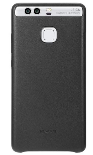 Huawei Funda para Huawei P9, Negro, Resistente a Rayones