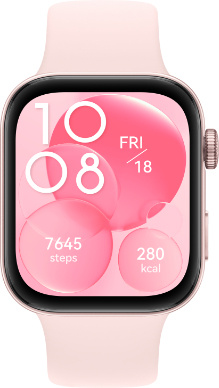 Huawei Smartwatch Fit 3, AMOLED, Android/iOS, Rosa - Resistente al Agua