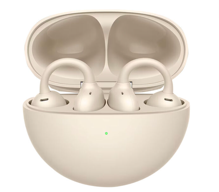 Huawei Audífonos Intrauriculares con Micrófono FreeClip T0017, Inalámbrico, Bluetooth, Beige