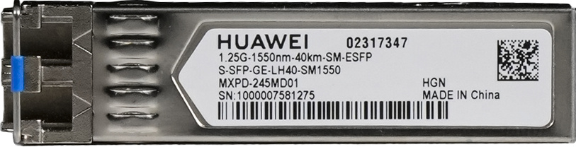 Huawei Módulo Transceptor S-SFP-GE-LH40-SM1550, LC, 1000 Mbit/s, 40Km, 1550nm