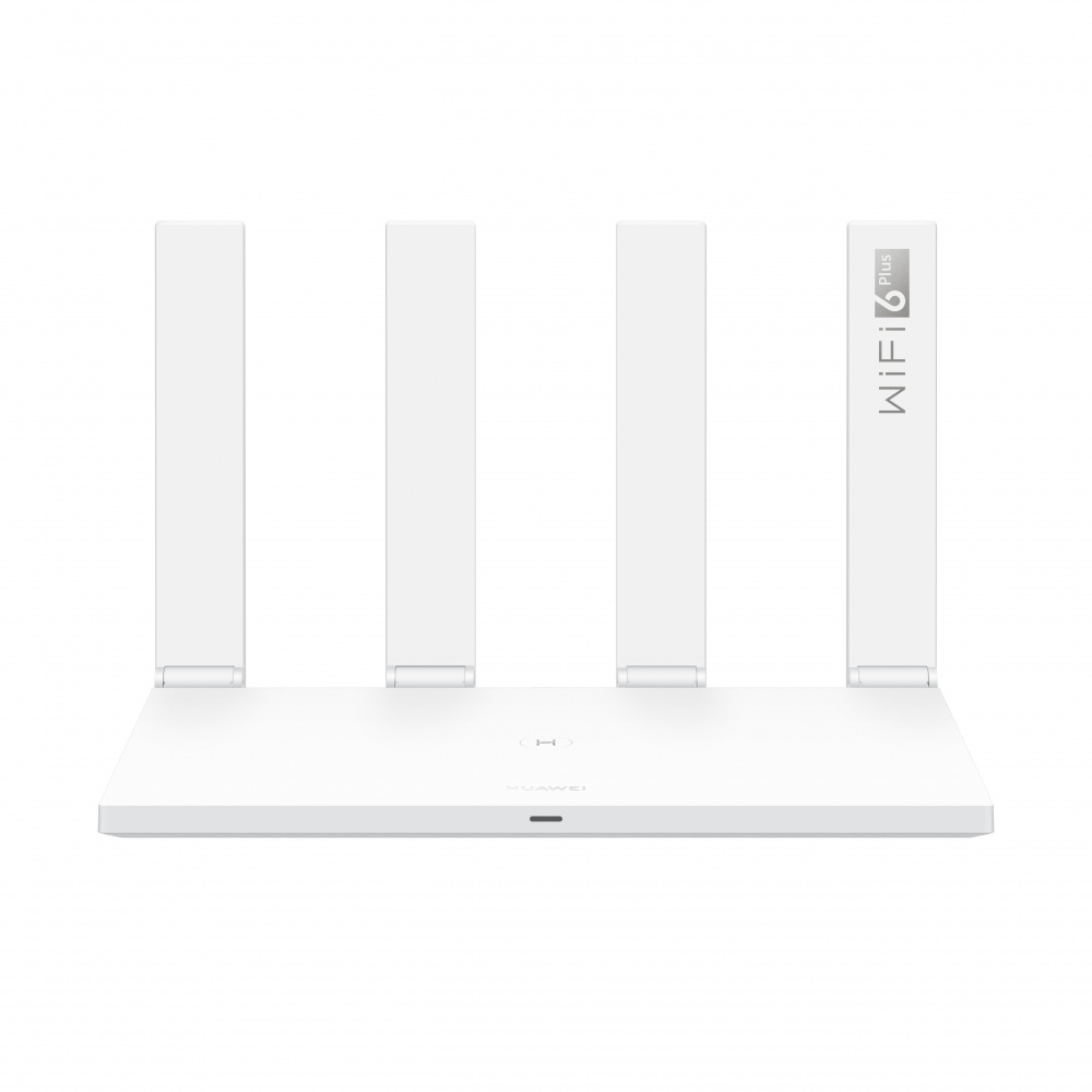 Router Huawei Ethernet de Banda Dual Firewall AX3 Ws7100 MU-MIMO Wi-Fi 6, Inalámbrico, 2402 Mbit/s, 3x RJ-45, 2.4/5GHz, 4 Antenas Externas de 5dBi