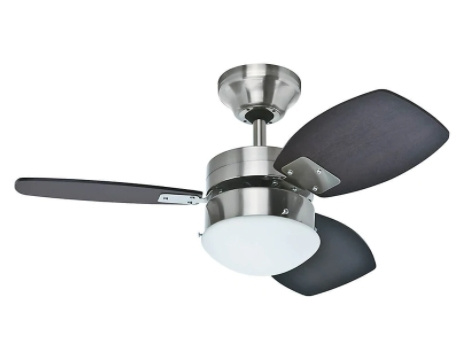 Hunter Ventilador de Techo 21677 Sprite, 30", Negro