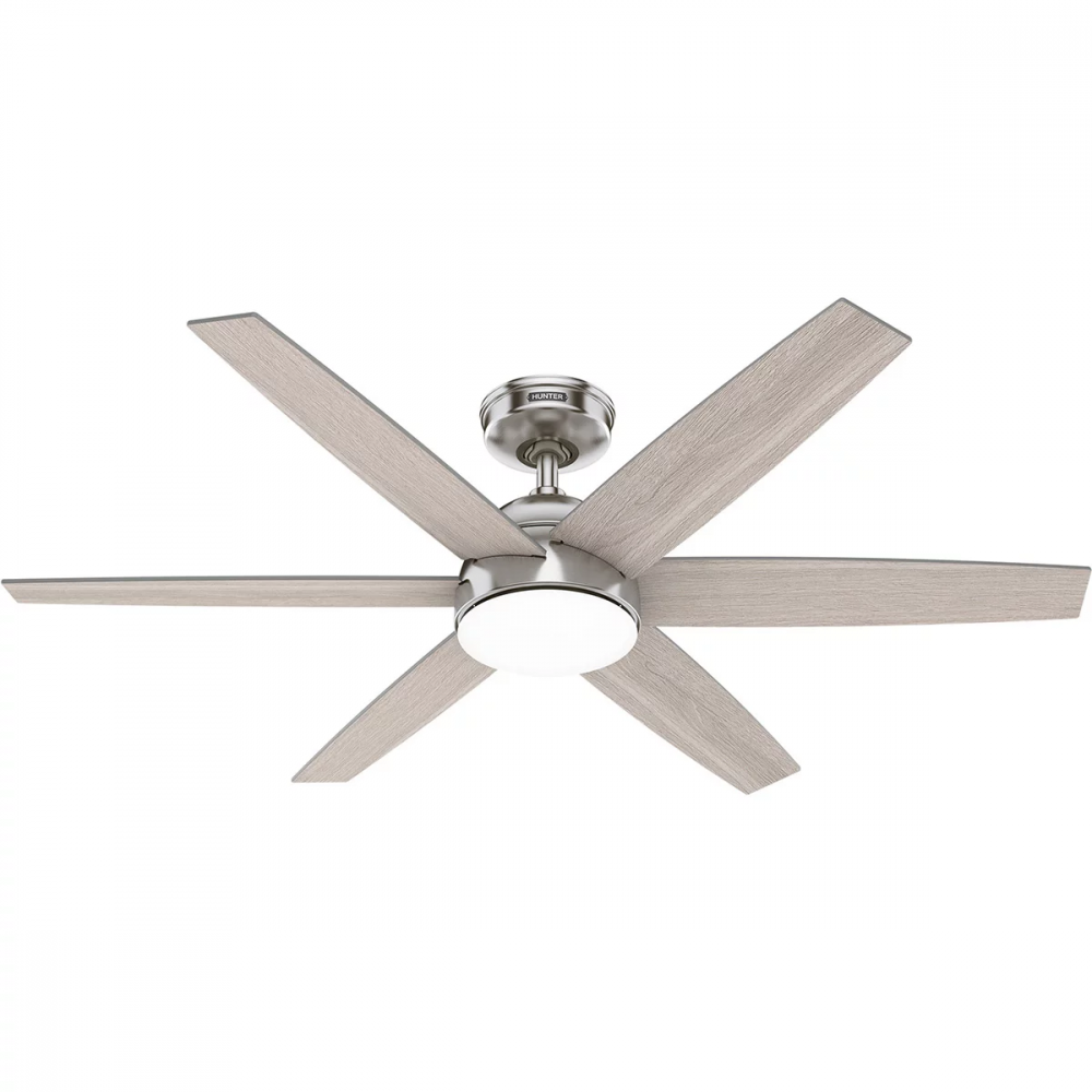 Hunter Ventilador de Techo Anza, 6 Velocidades, 52", Plata