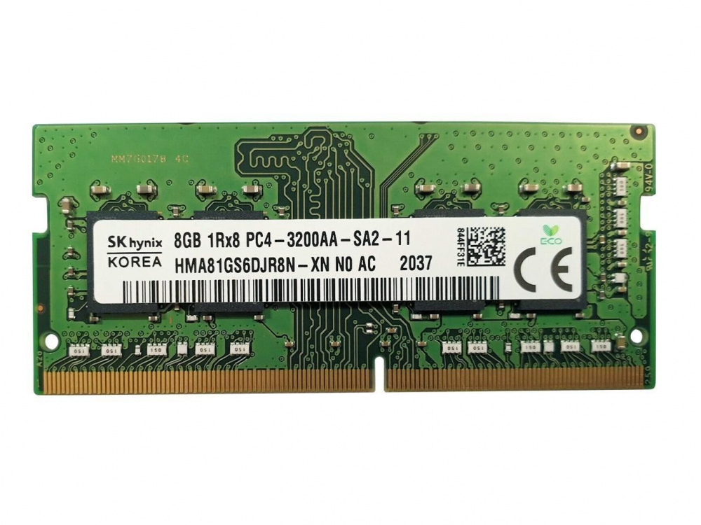 Memoria RAM Hynix HMA81GS6DJR8N-XN DDR4, 3200MHz, 8GB, Non-ECC, CL22, SO-DIMM