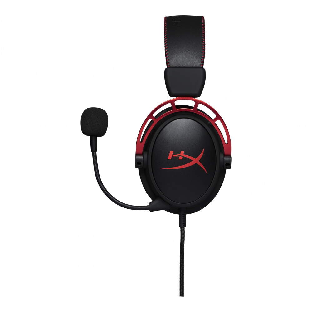 HyperX Audífonos Gamer Cloud Alpha, Alámbrico, 1.3 Metros, 3.5mm, Negro/Rojo