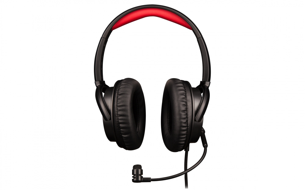 HyperX Audífonos Gamer Cloud Drone, Alámbrico, 1 Metro, 3.5 mm, Negro/Rojo