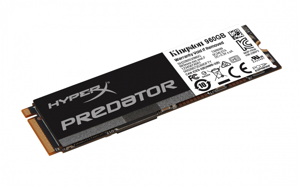 SSD HyperX Predator PCIe, 960GB, M.2
