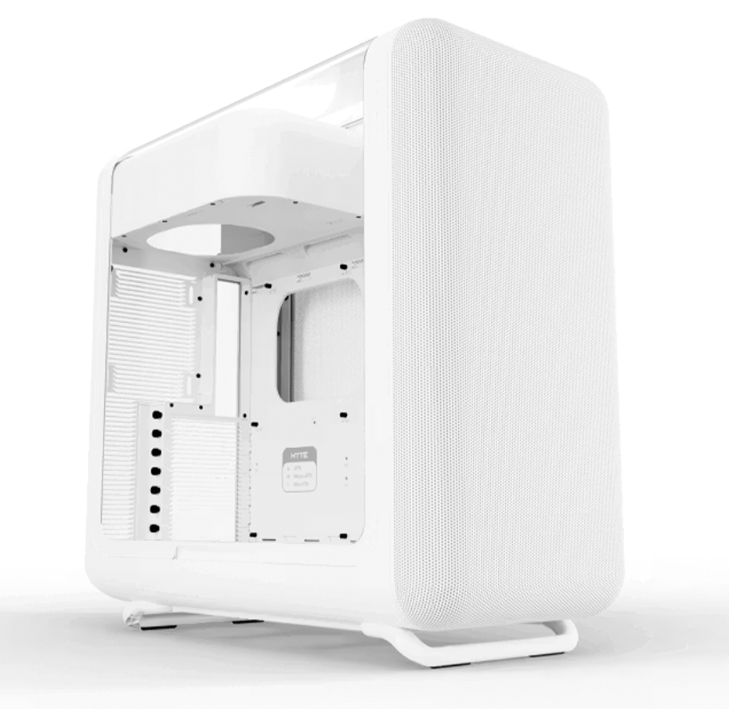 Gabinete Hyte X50, Midi-Tower, ATX/EATX/Micro-ATX/Mini-ITX, USB 3.0, sin Fuente, sin Ventiladores Instalados, Blanco