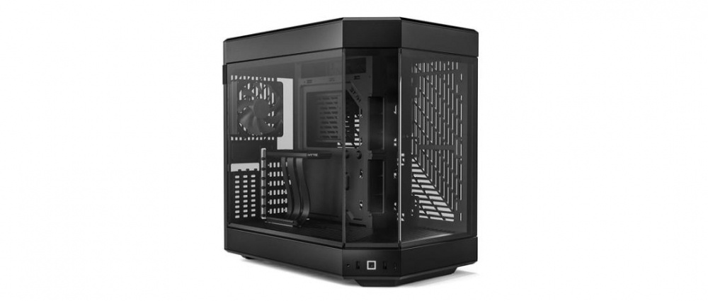 Gabinete HYTE Y60 con Ventana, Midi-Tower, ATX/EATX/ITX/micro-ATX, USB 3.0, sin Fuente, 3 Ventiladores Instalados, Negro