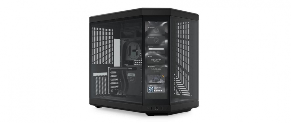 Gabinete HYTE Y70 Touch con Ventana, Midi-Tower, ATX/EATX/Micro-ATX/Mini-ITX, USB 3.1, sin Fuente, Negro