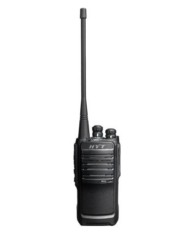 Hytera Radio Análogo Portátil de 2 Vías TC-508-VHF, 16 Canales, Negro