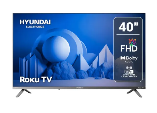 Hyundai Smart TV LED HYLED4027RiM 40", 4K Ultra HD, Negro