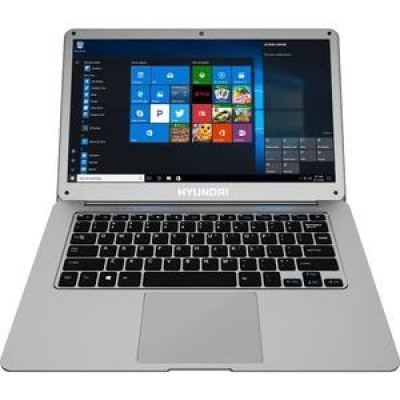 Laptop Hyundai HyBook 14.1" HD, Intel Celeron N3060 1.60GHz, 4GB, 64GB eMMC, Windows 10 Home S, Español, Plata