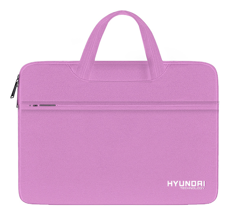Hyundai Maletín de Poliéster HTL14BAGPK para Laptop 14", Rosa