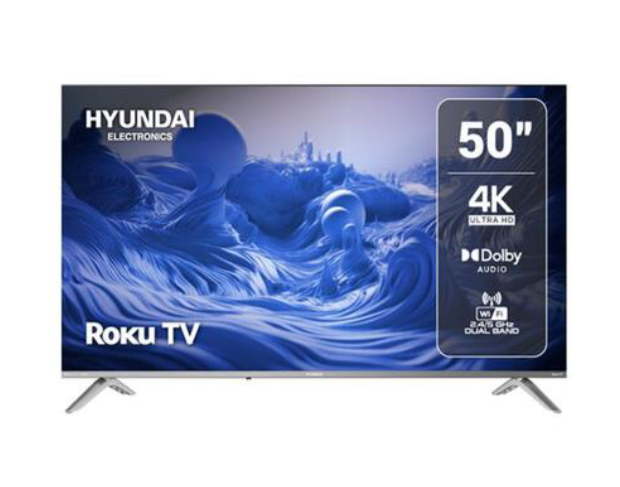Hyundai Smart TV LED HYLED5023R4KM 50", 4K Ultra HD, Negro