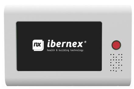 Ibernex Terminal de Habitación IP de Empotrar NX1021, 2 Puertos Ethernet + PoE, Blanco