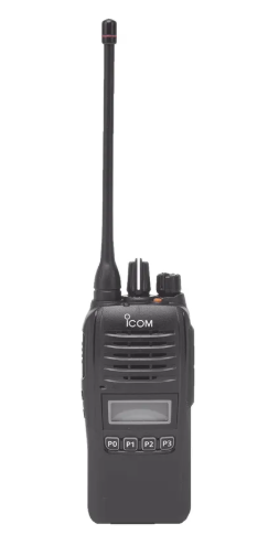 Icom Radio, Portátil de 2 Vías F1100D, 128 canales, 400 - 470 MHz