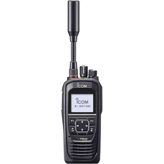 Icom Radio Portátil IC-SAT100, 240 Canales, 1616.0 MHz - 1626.5 MHz 