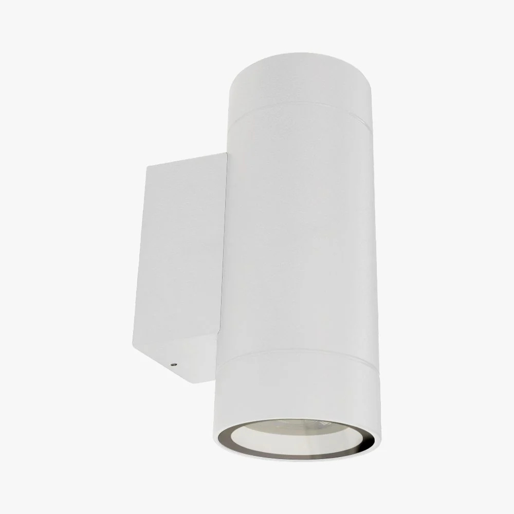 Illux Lámpara Decorativa MH-6136.B, Interiores/Exteriores, 35W, Base GU10, Blanco, para Casa/Hotel - No Incluye Foco
