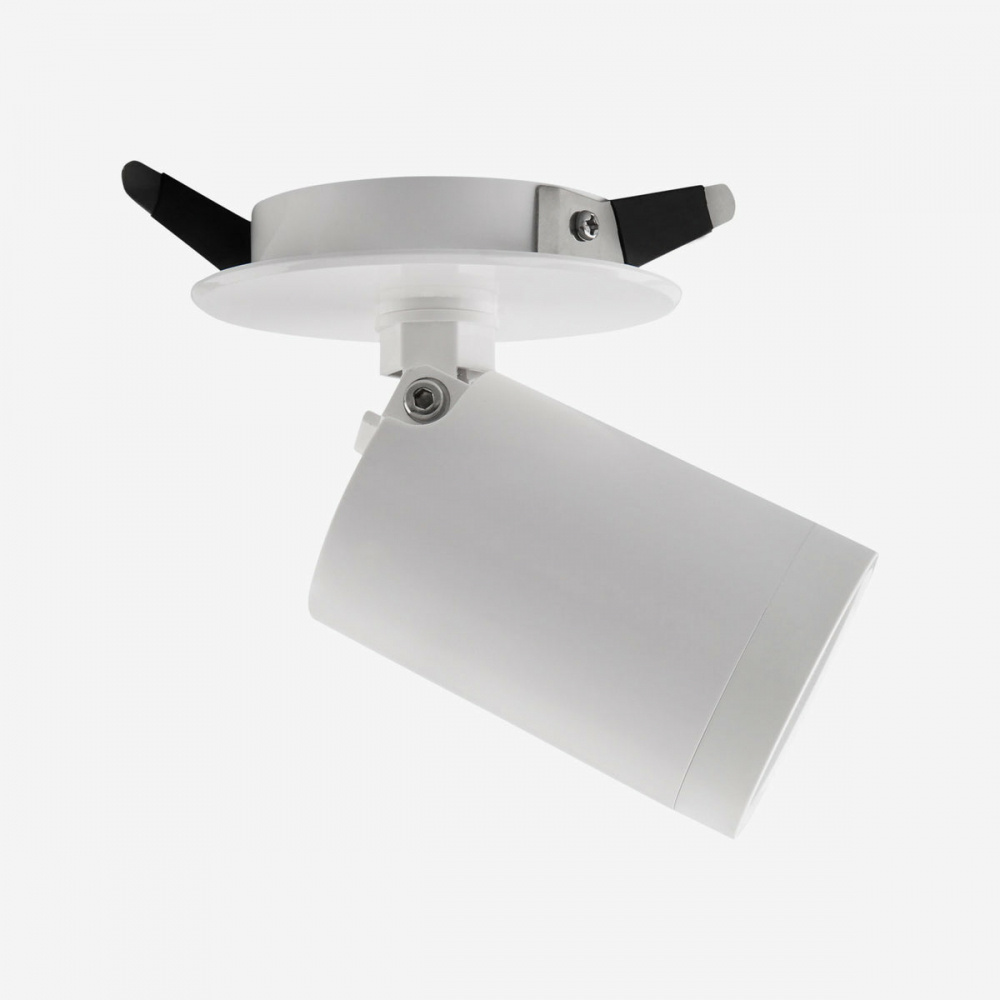 Illux Lámpara LED para Techo TL-2910.B, Interiores, 10W, Base GU10, Blanco - No Incluye Foco