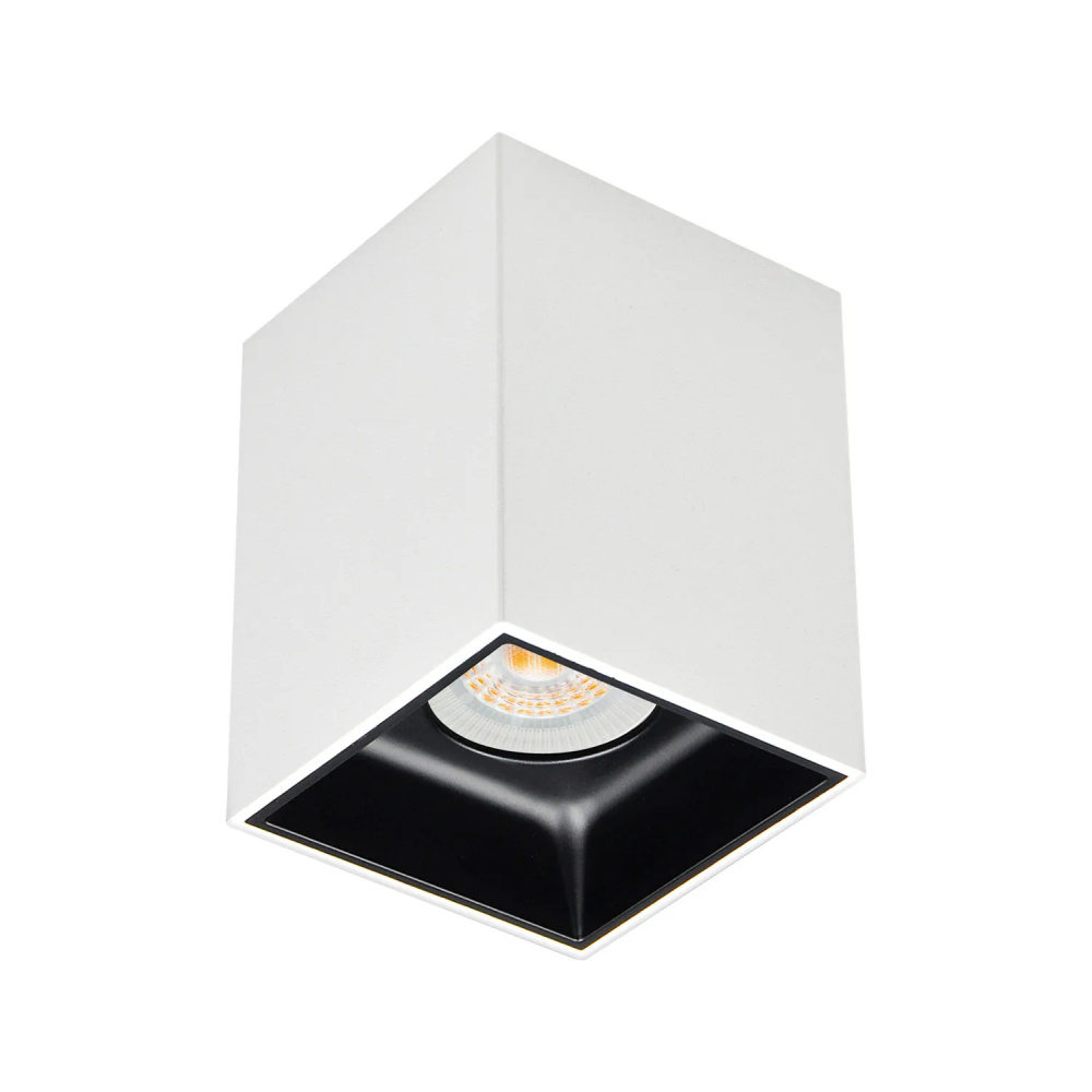Illux Lámpara LED para Techo TL-2918.BN, Interiores, 9W, Base GU53, Blanco/Negro - No Incluye Foco