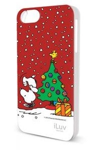 iLuv Carcasa Snoopy Navidad para iPhone 5, Rojo
