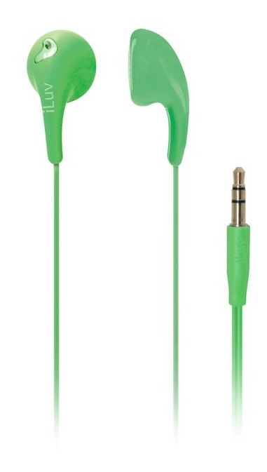 iLuv Audífonos Intrauriculares Bubble Gum 2, Alámbrico, 3.5mm, Verde