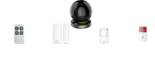 IMOU Kit Sistema de Alarma ALARMKIT1, Inalámbrico, incluye Alarma con Ranger IQ/Cámara 2MP/Conexión de Detectores de Alarma/Sirena/PIR/Contacto Magnético/Control Remoto