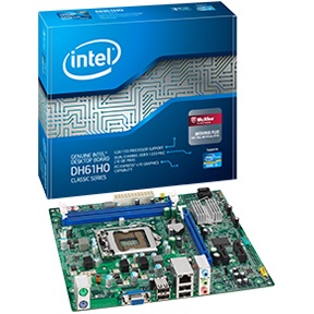 Tarjeta Madre Intel micro ATX DH61HO, LGA1155, Intel H61, 16GB DDR3, para Intel (Box)
