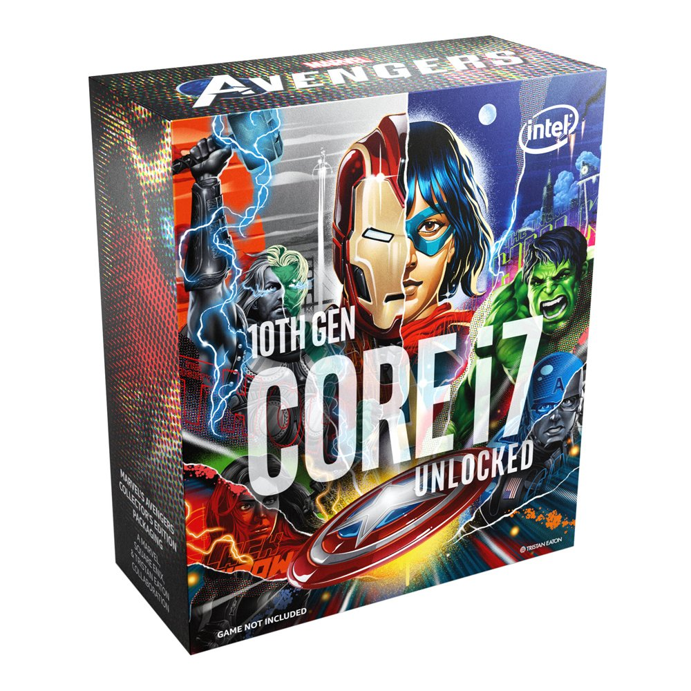 Procesador Intel Core i7-10700KA Avengers Edition, S-1200, 3.80GHz, Octa-Core, 16MB Caché (10ma Generación Comet Lake)