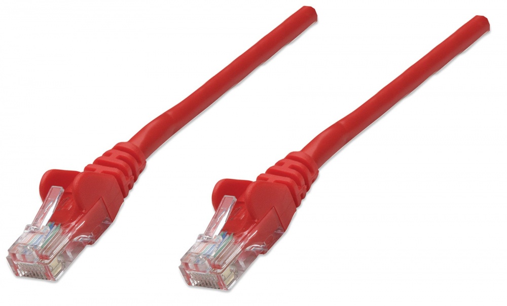 Intellinet Cable Patch Cat6 UTP RJ-45 Macho - RJ-45 Macho, 3 Metros, Rojo