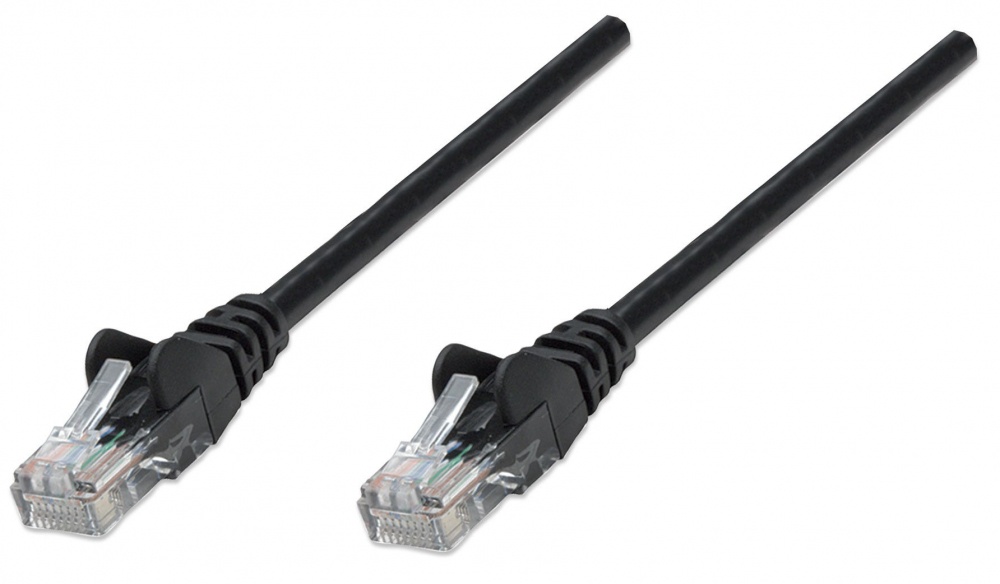 Intellinet Cable Patch Cat6 UTP RJ-45 Macho - RJ-45 Macho, 5 Metros, Negro