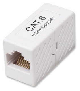 Intellinet Acoplador Modular Categoría 6, RJ-45, Blanco