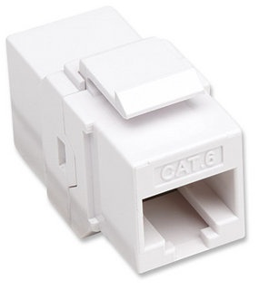 Intellinet Conector RJ-45 Hembra - RJ-45 Hembra, Blanco