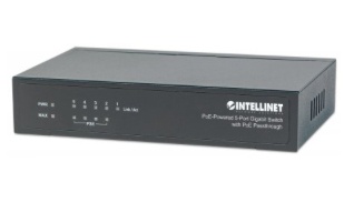 Switch Intellinet Fast Ethernet 561082, 5 Puertos PoE+ 10/100Mbps, 10Gbit/s, 2048 Entradas - No Administrable