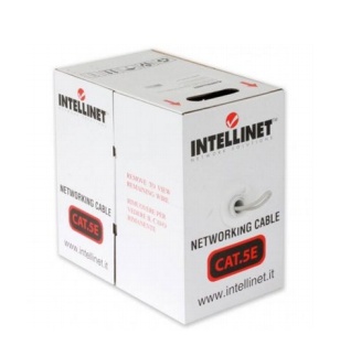 Intellinet Bobina de Cable Ethernet Cat5e, UTP, 100 Metros