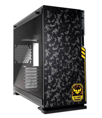 Gabinete InWin 101 TUF Gaming, Midi-Tower, ATX/Micro-ATX/Mini-ITX, USB 3.0, sin Fuente, 1 Ventilador Instalado, Negro