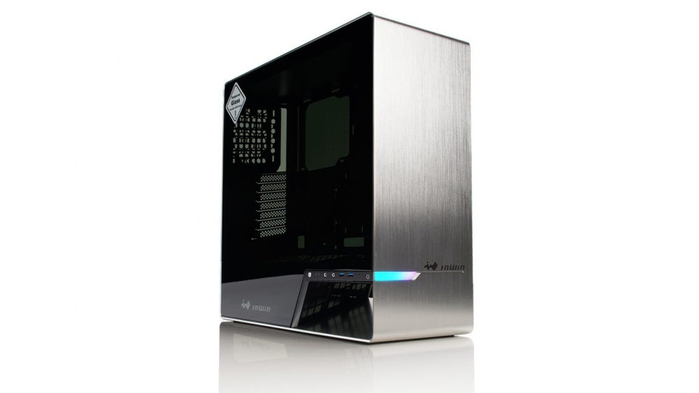 Gabinete In Win 905 con Ventana RGB, Midi Tower, ATX/EATX/micro ATX/Mini-ITX, USB 3.0, sin Fuente, Plata