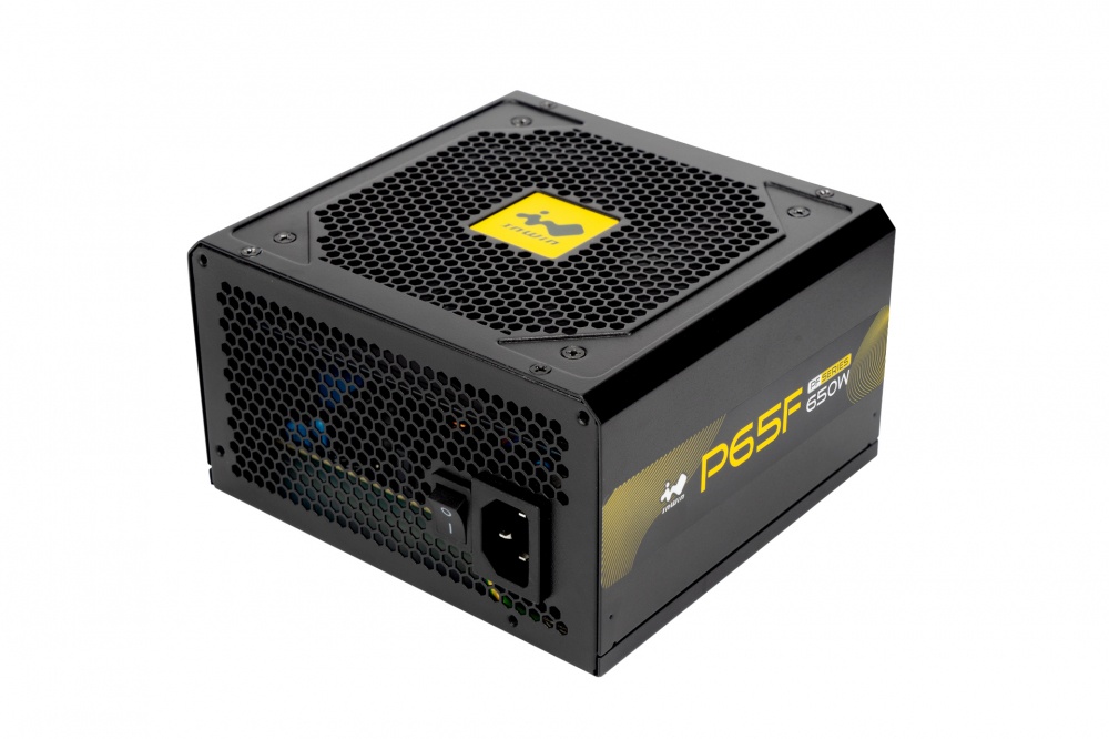 Fuente de Poder In Win P65F 80 PLUS Gold, 20+4 pin ATX, 120mm, 650W