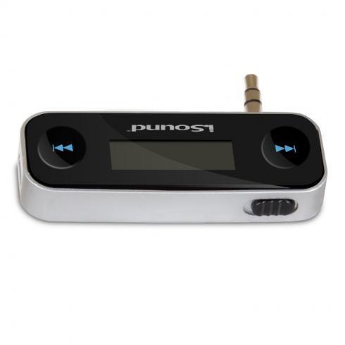 i.Sound Transmisor de Audio para Auto ISOUND-1639, Alámbrico, USB, Negro