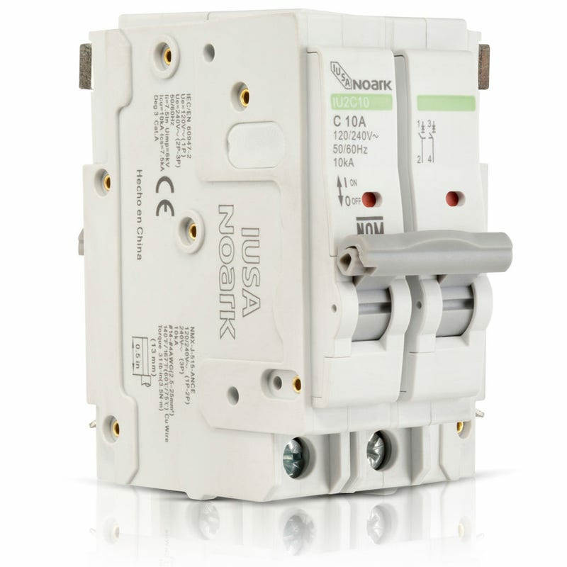 IUSA Interruptor Termomagnético de 2 Polos 616643, 120 - 240V, 20A