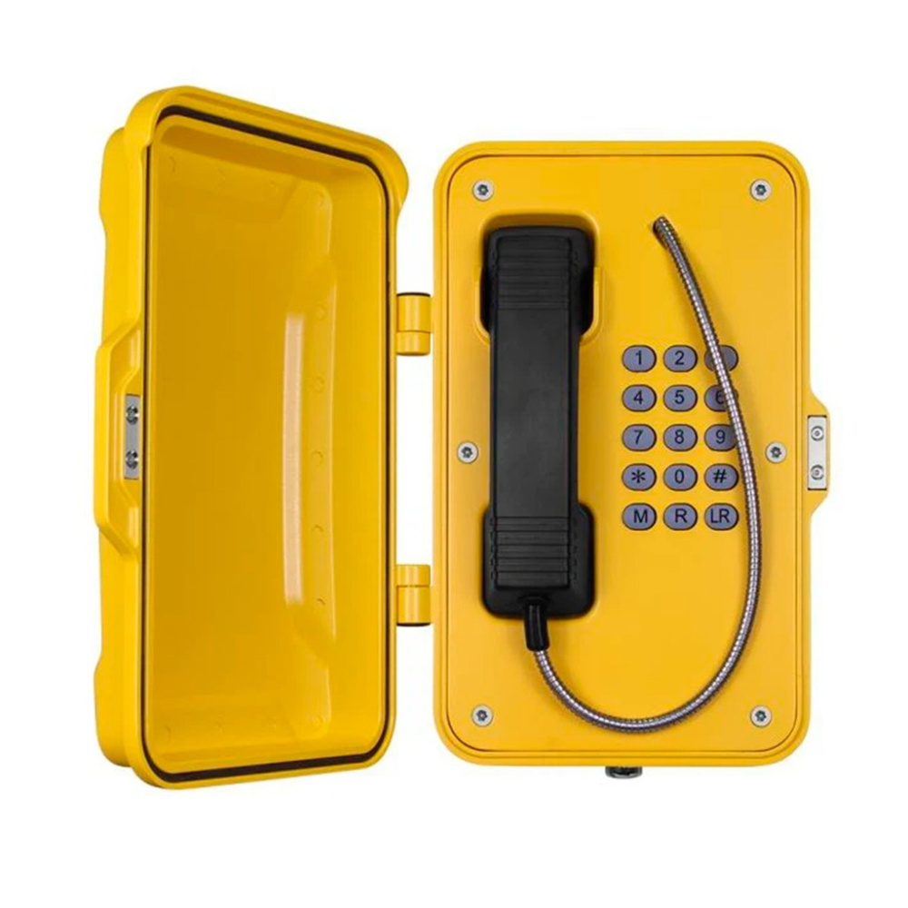 J&r Technology Teléfono Alámbrico JR101-FK, Negro