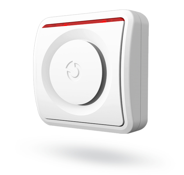 Jablotron Sirena Interior JA-110A, Alámbrico, 90dB, Blanco