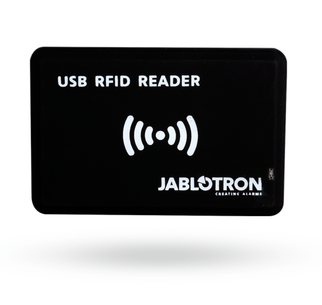 Jablotron Lector de Tarjeta de Proximidad JA-190T, USB, Negro, Compatible con Tarjetas RFID
