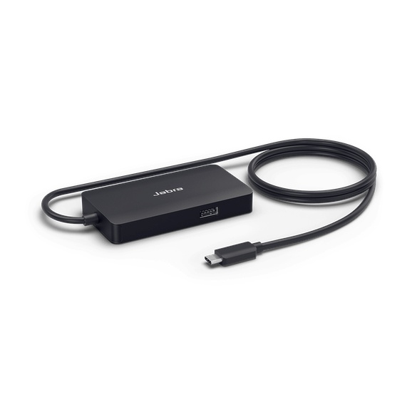 Jabra Hub USB C - 1x HDMI/1x VGA/1x RJ-45/2x USB A, Negro