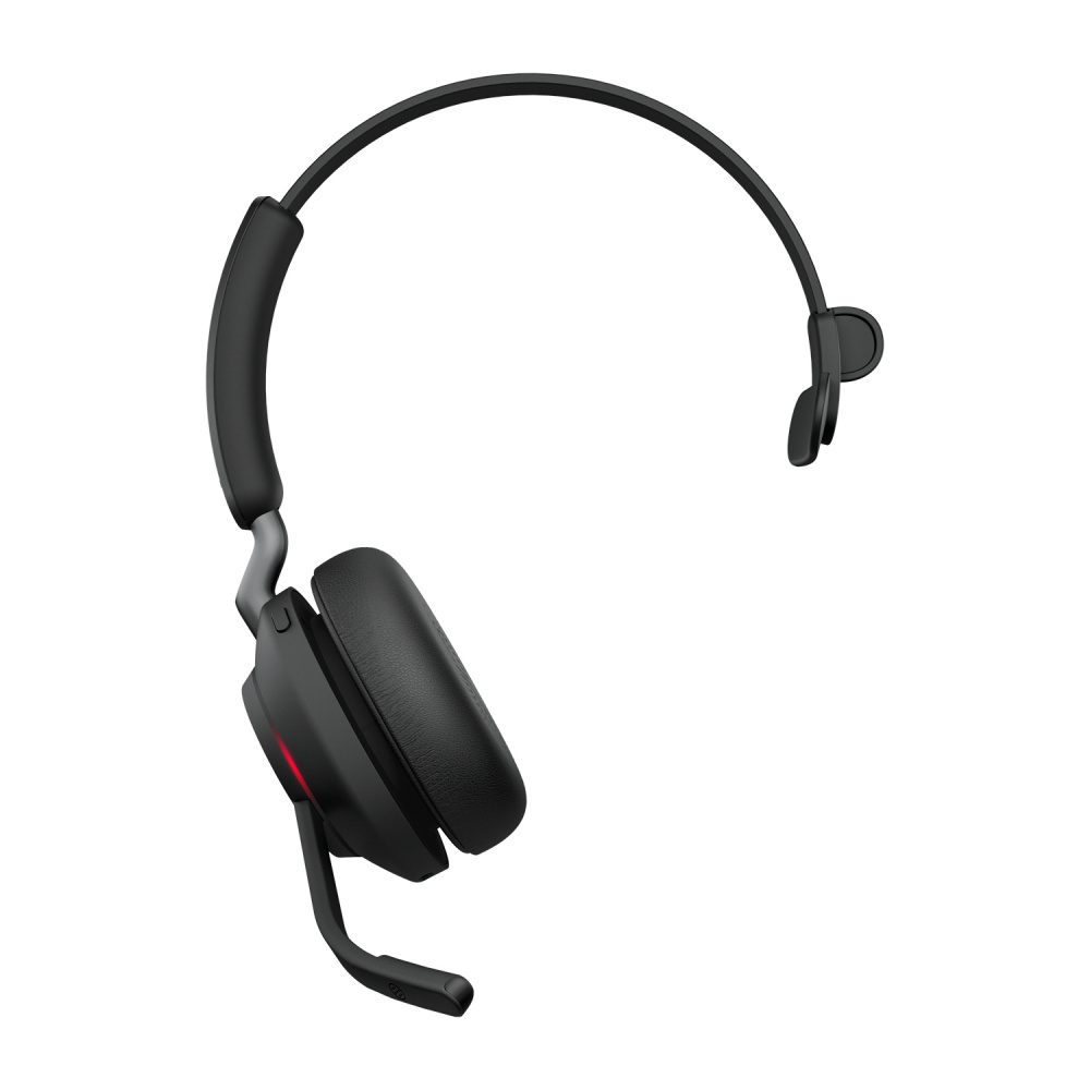 Jabra Monoaural Evolve2 65 Link380a MS Mono, Inalámbrico, Bluetooth, 1.2 Metros, USB, Negro